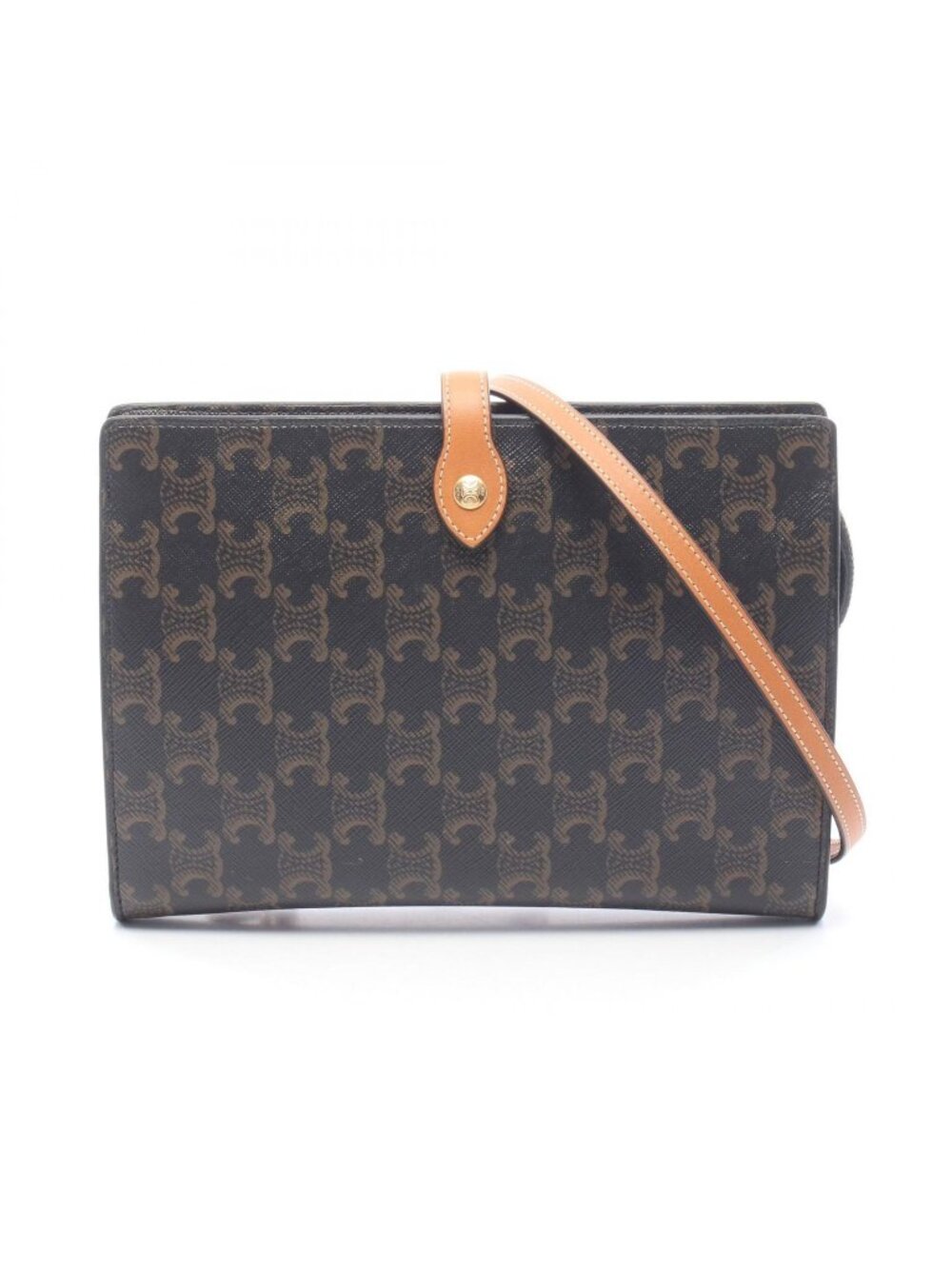 Celine Shoulder Bag Small Notebook Triomphe Leather